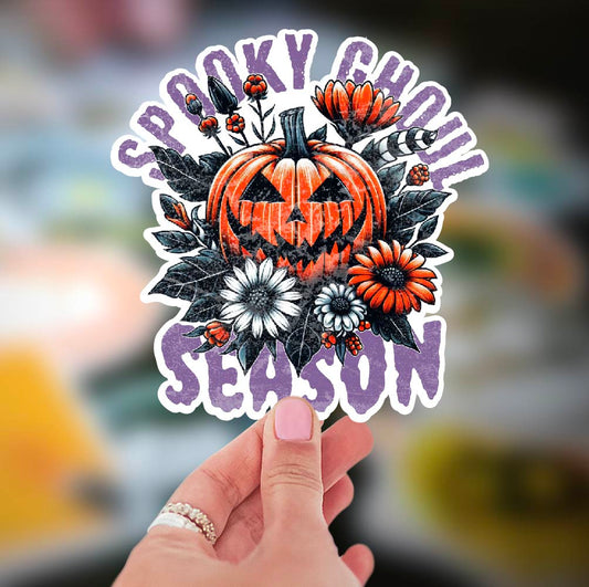 LIMITED EDITION Spooky Ghoul Season Vinyl Sticker