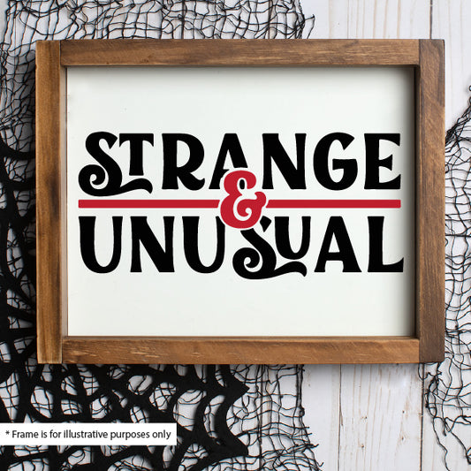 Strange & Unusual Archival Art Print