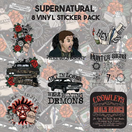 The Winchesters MINI Vinyl Sticker Set
