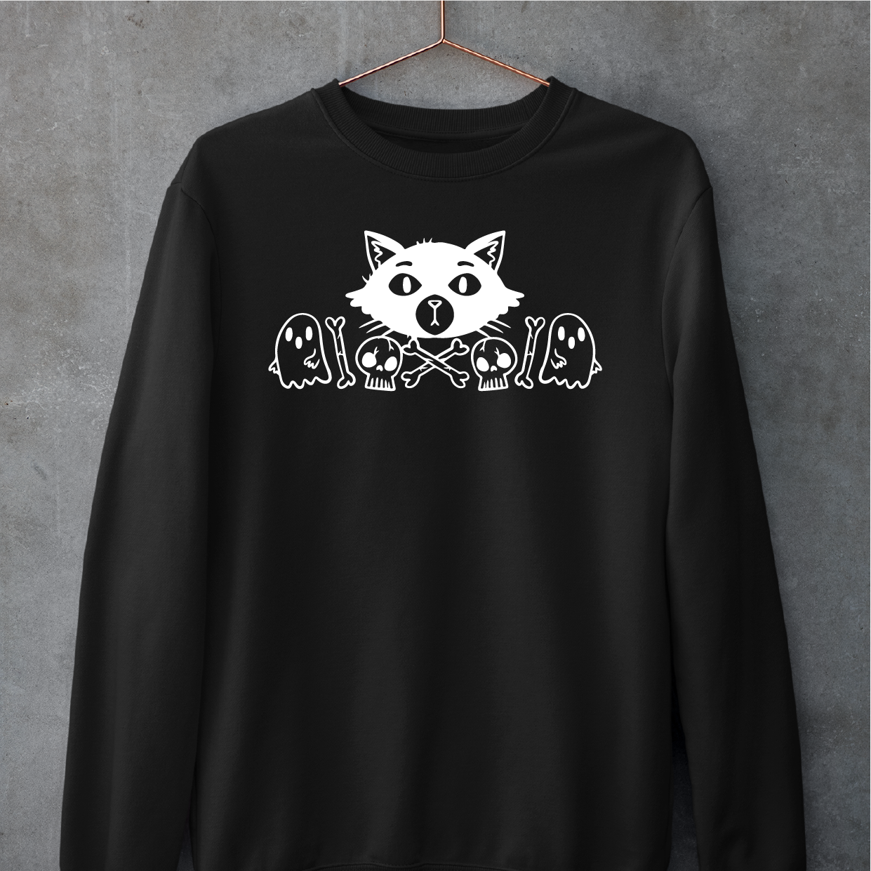 Skull Kitty Sweatshirt