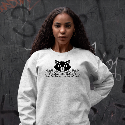 Skull Kitty Sweatshirt