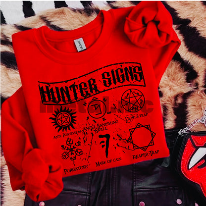 Hunter Signs (SPN) Sweatshirt