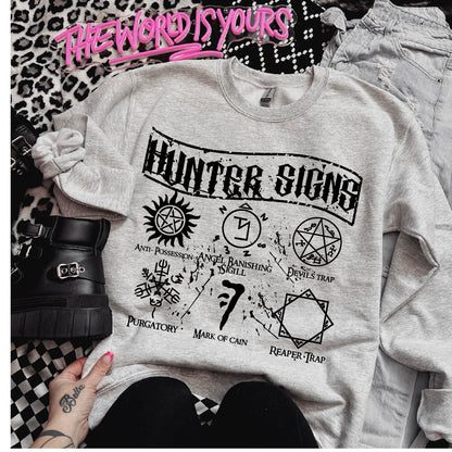 Hunter Signs (SPN) Sweatshirt