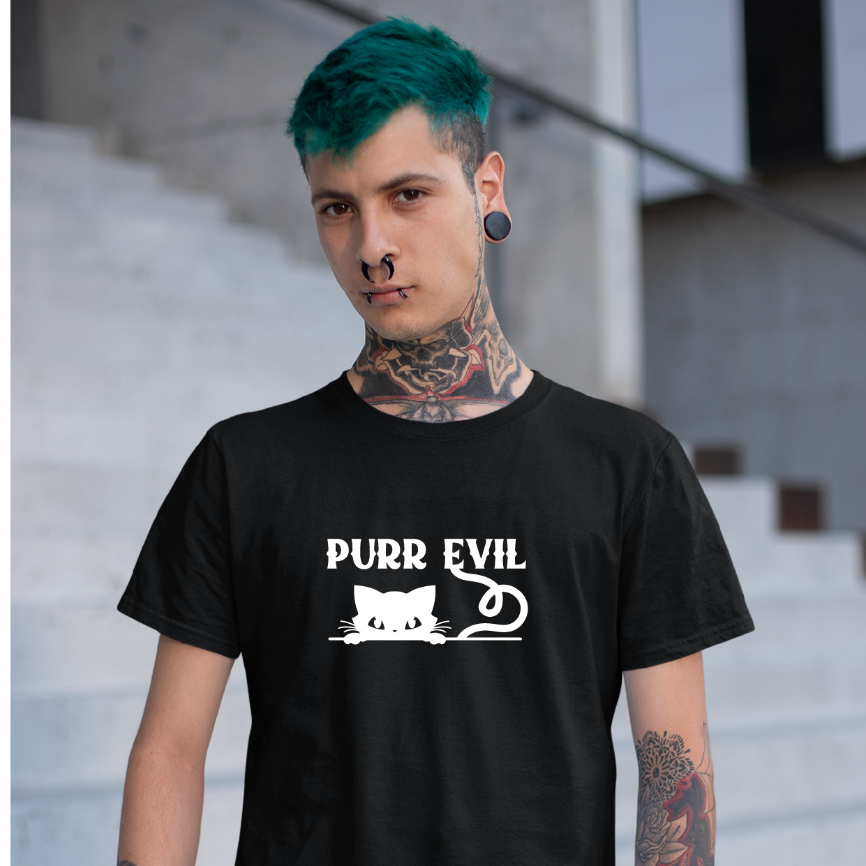 Purr Evil Relaxed Fit Tee