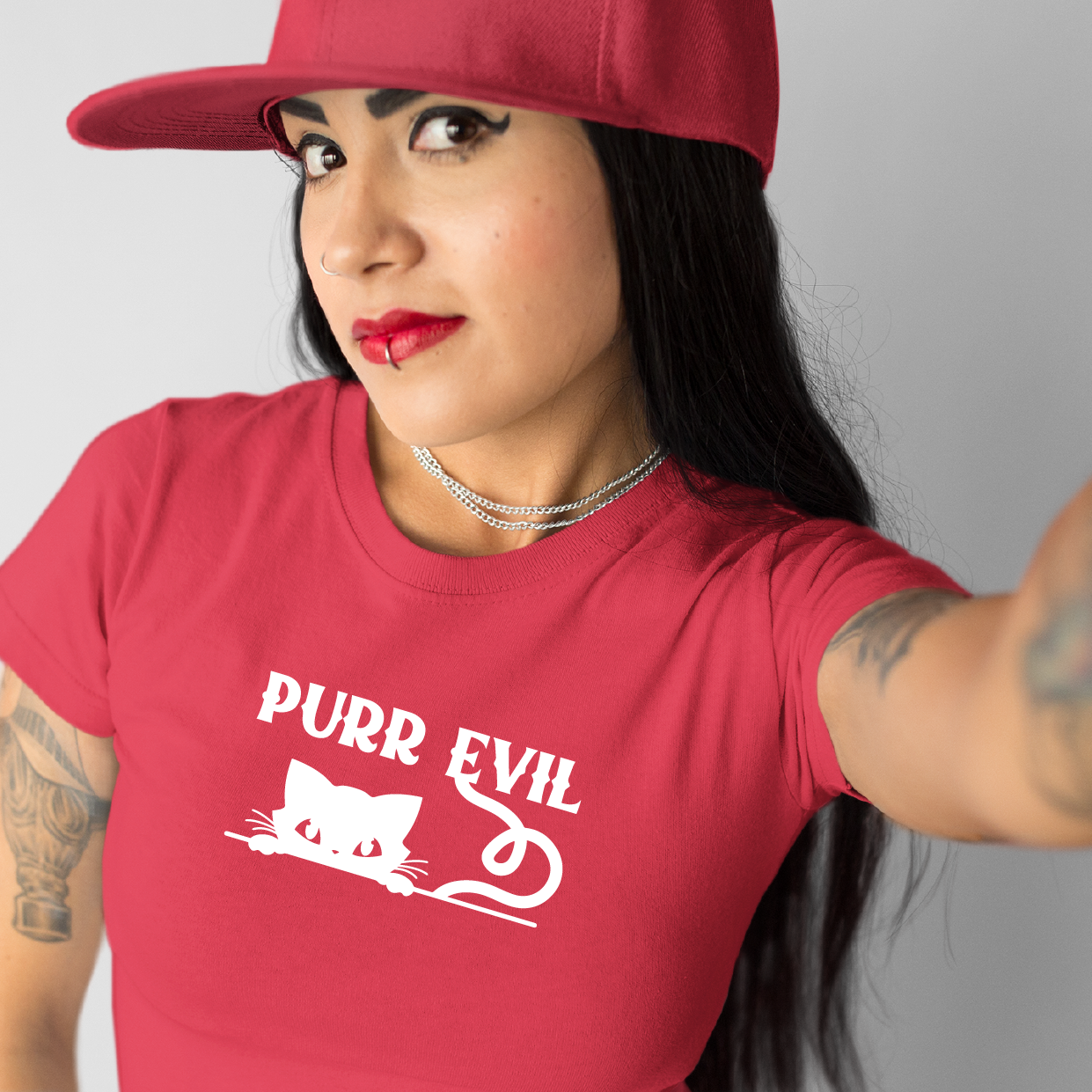 Purr Evil Relaxed Fit Tee