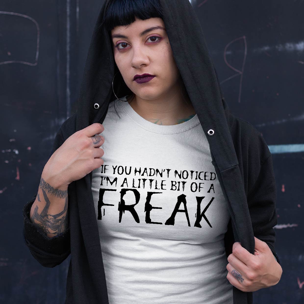 Little Bit Of a Freak Relaxed Fit Tee