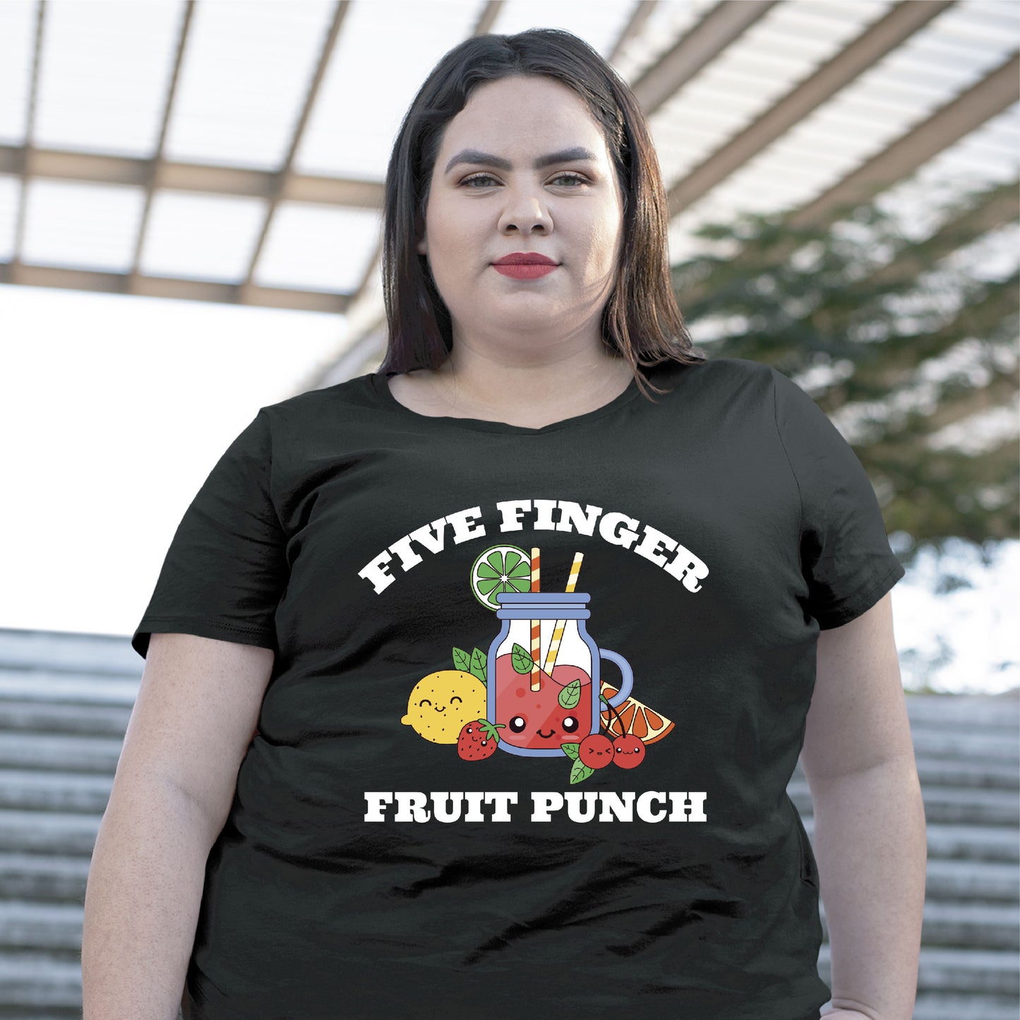 Five Finger Fruit Punch Relaxed Fit Tee