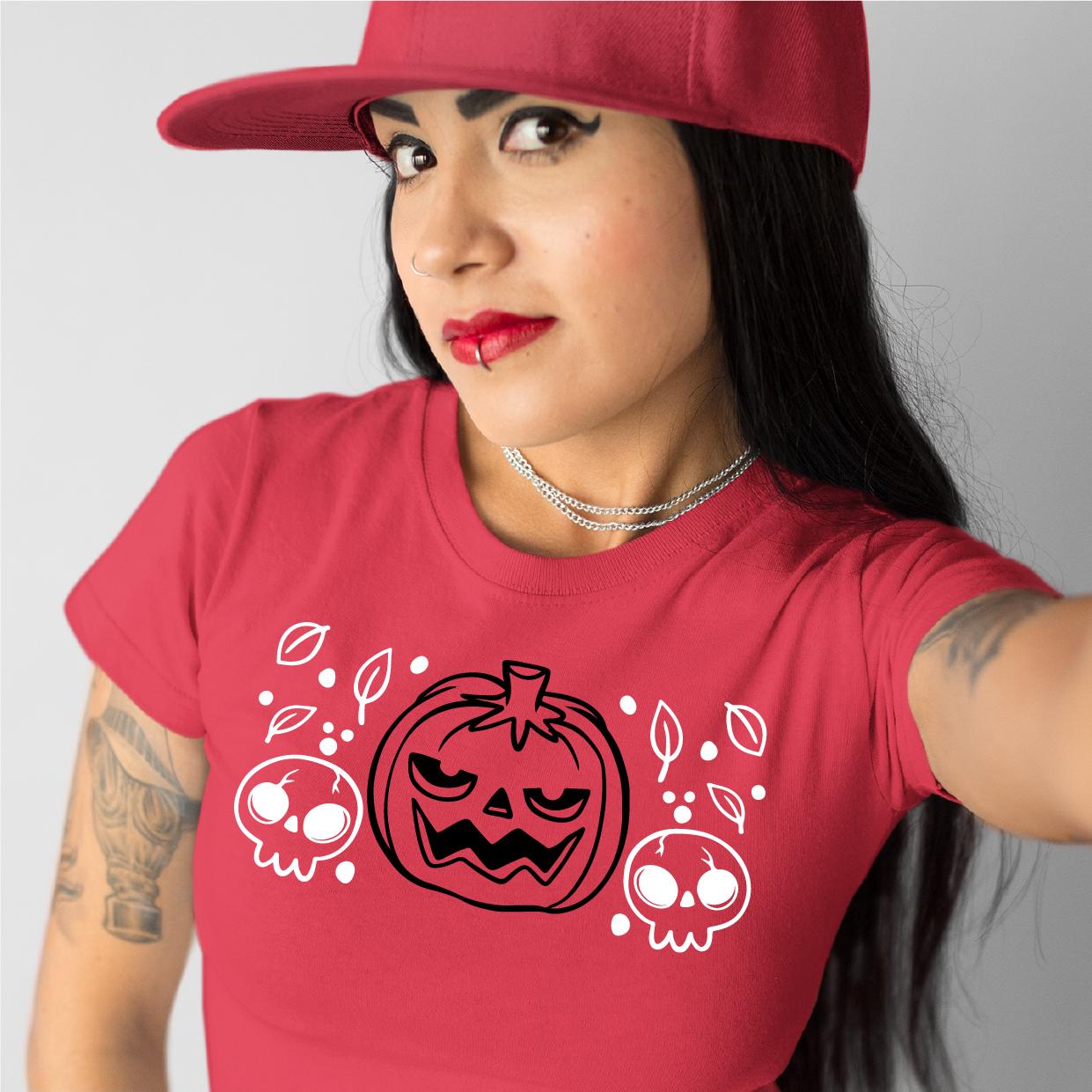 Spooky Pumpkin Relaxed Fit Tee