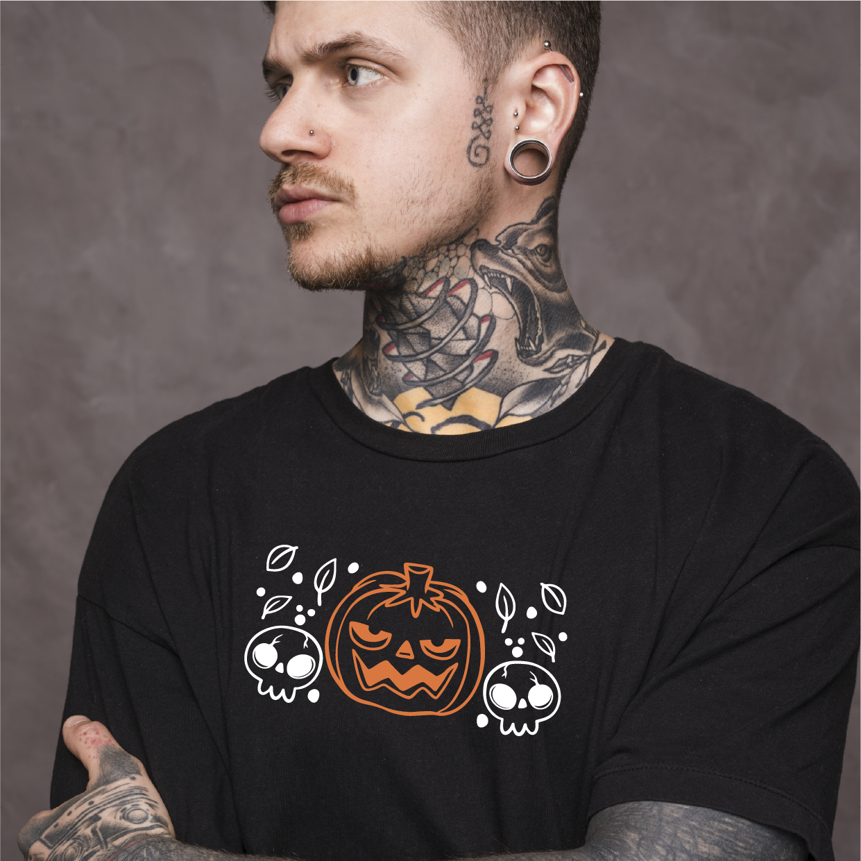 Spooky Pumpkin Relaxed Fit Tee