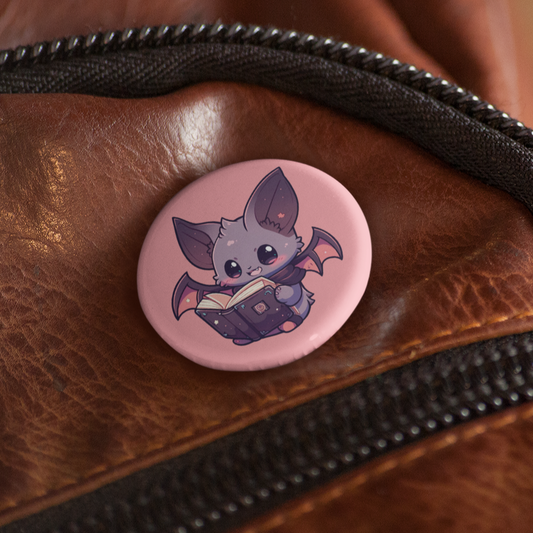 Batty Book -  Pin Badge