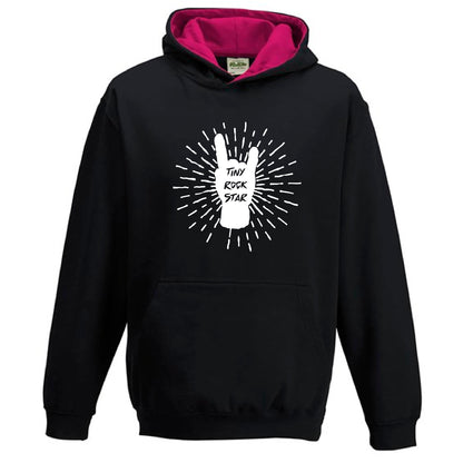 Kids Varsity Hoodie - Tiny Rock Star