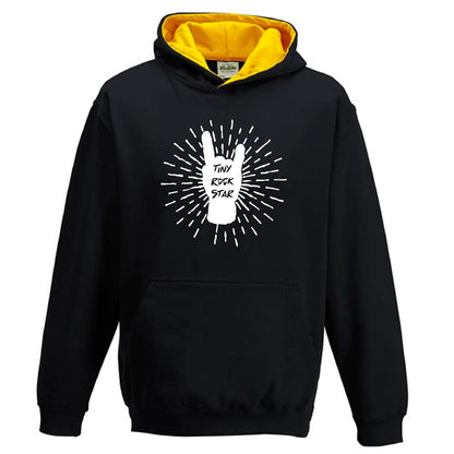 Kids Varsity Hoodie - Tiny Rock Star