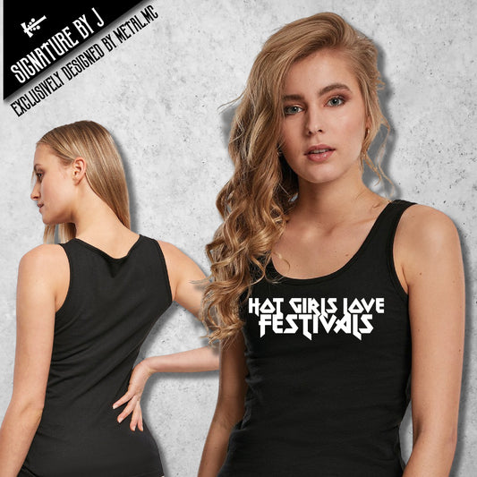 Hot Girls Love Festivals Vest Top