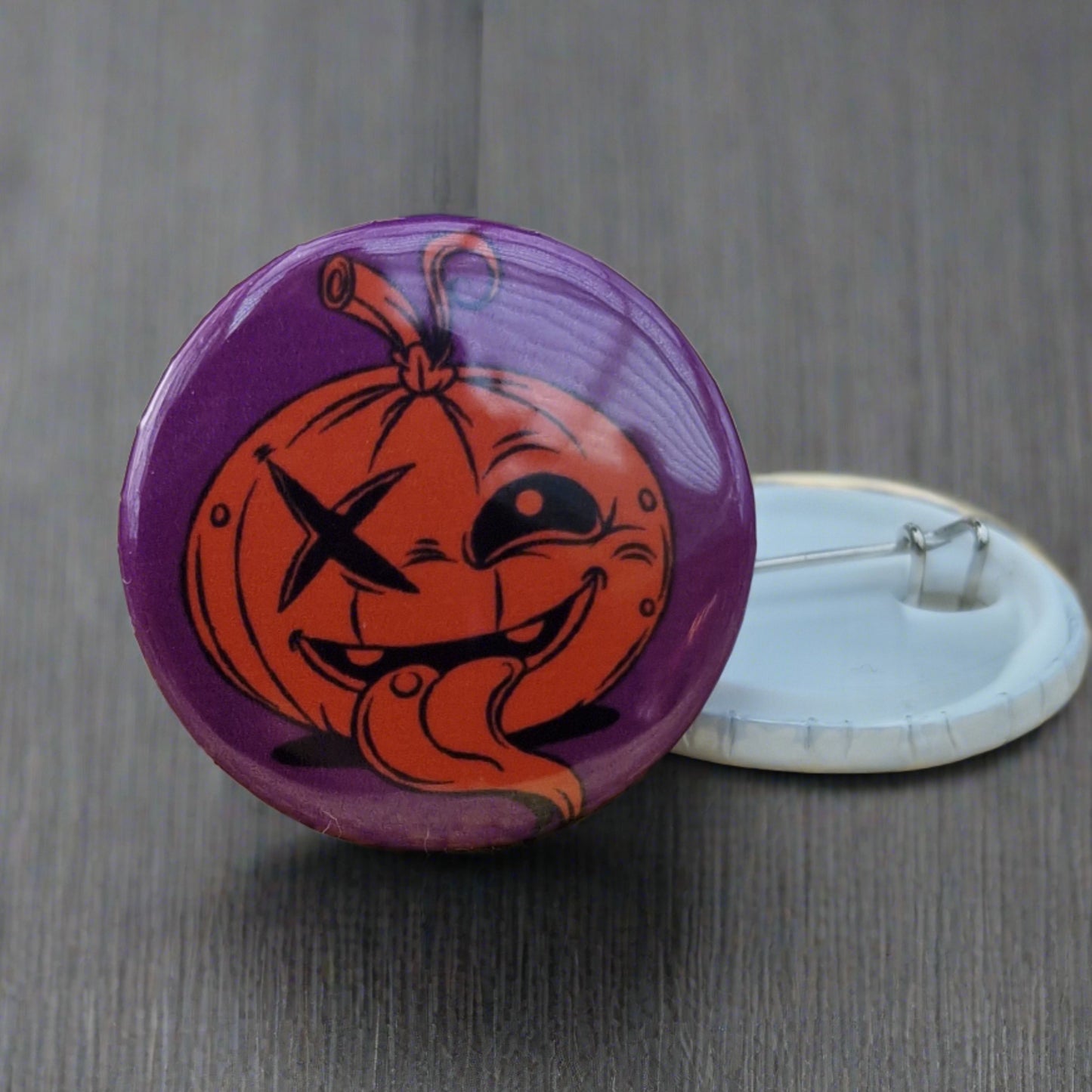 Cheeky Pumpkin -  Pin Badge