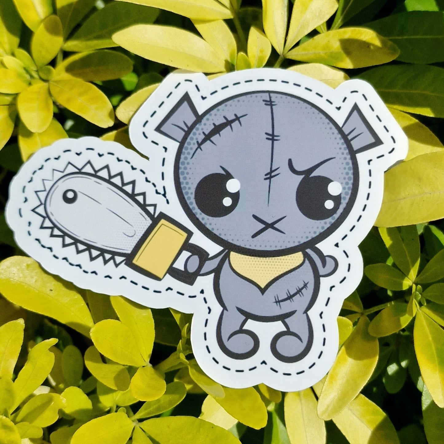 Chainsaw Mouse Vinyl Sticker