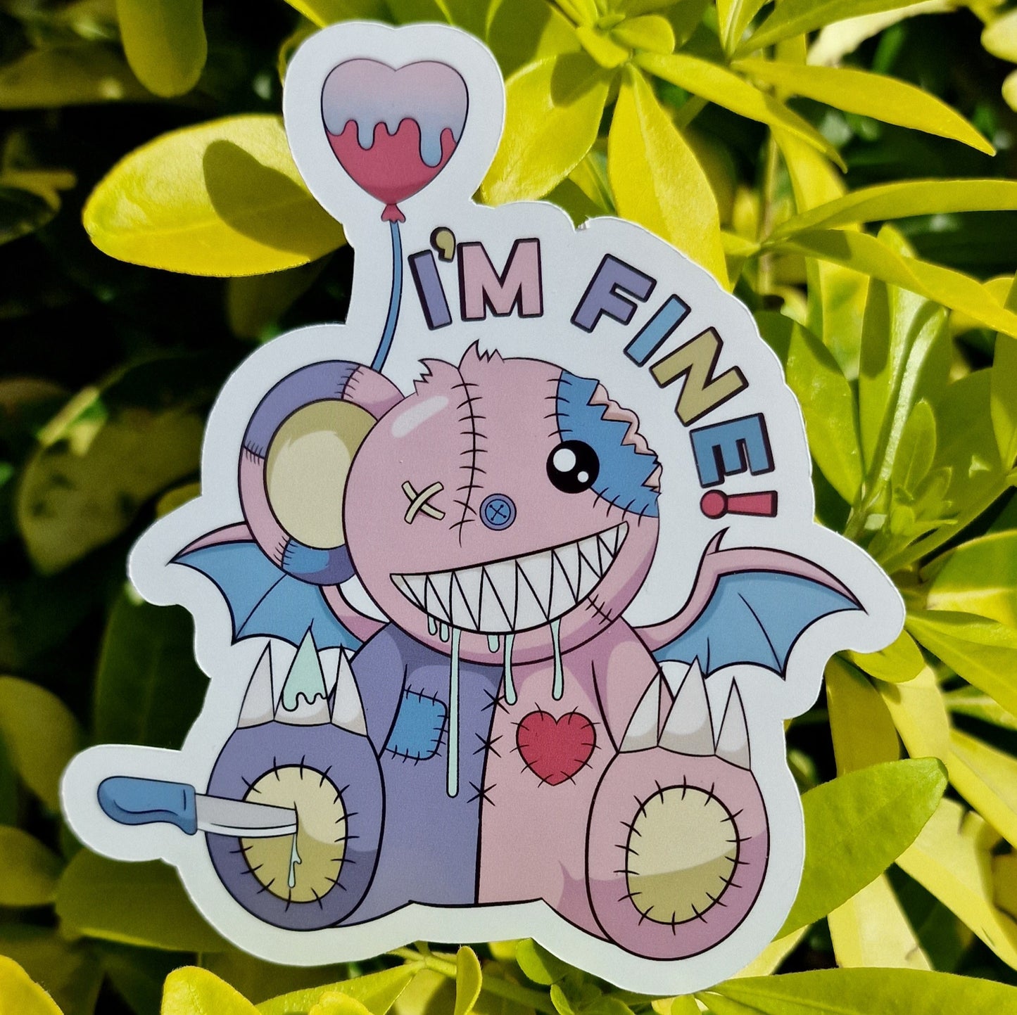 I'm Fine! Vinyl Sticker