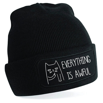 Everything Is Awful Beanie Hat