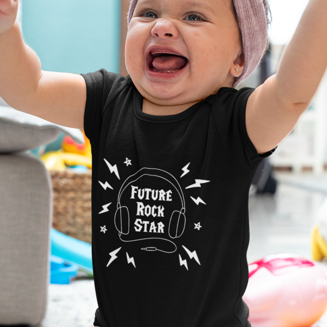 Future Rock Star Baby Vest