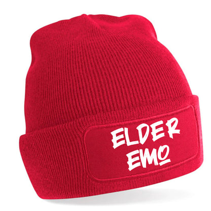 Elder Emo Patch Beanie Hat