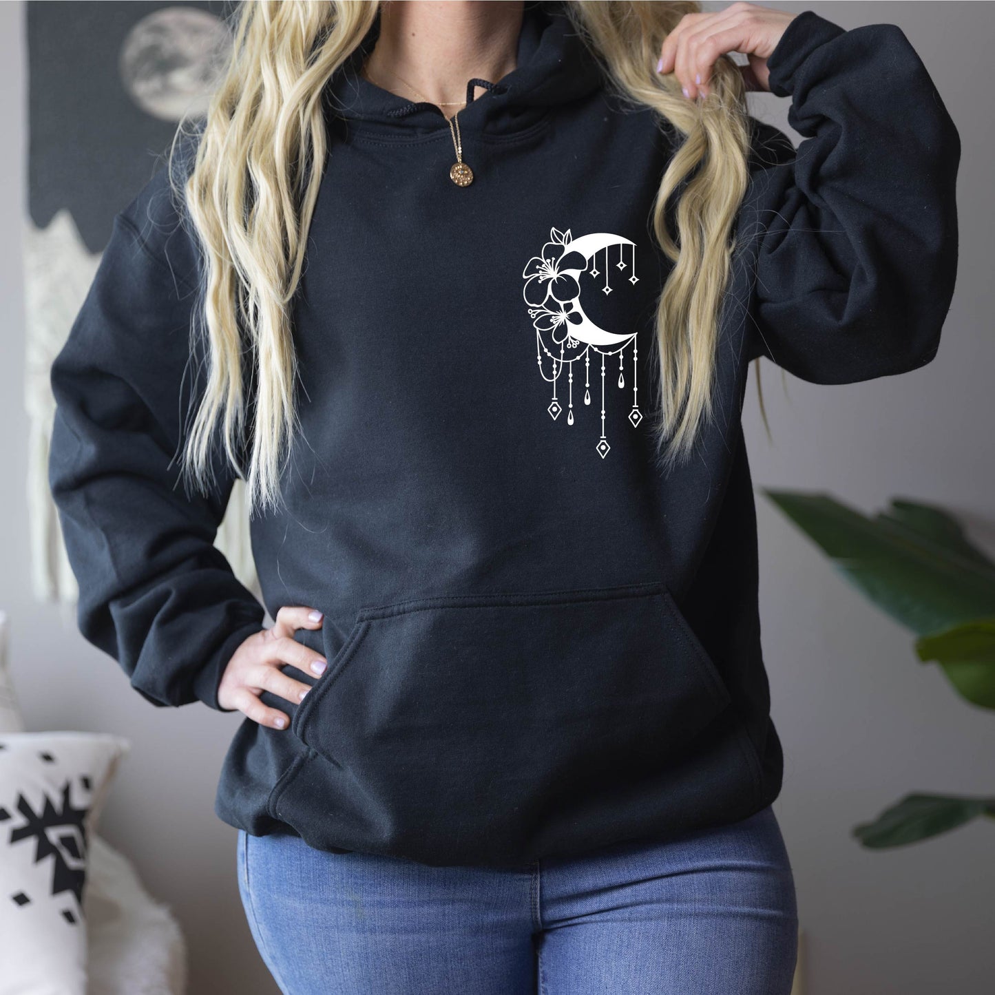 Celestial Moon Overhead Hoodie