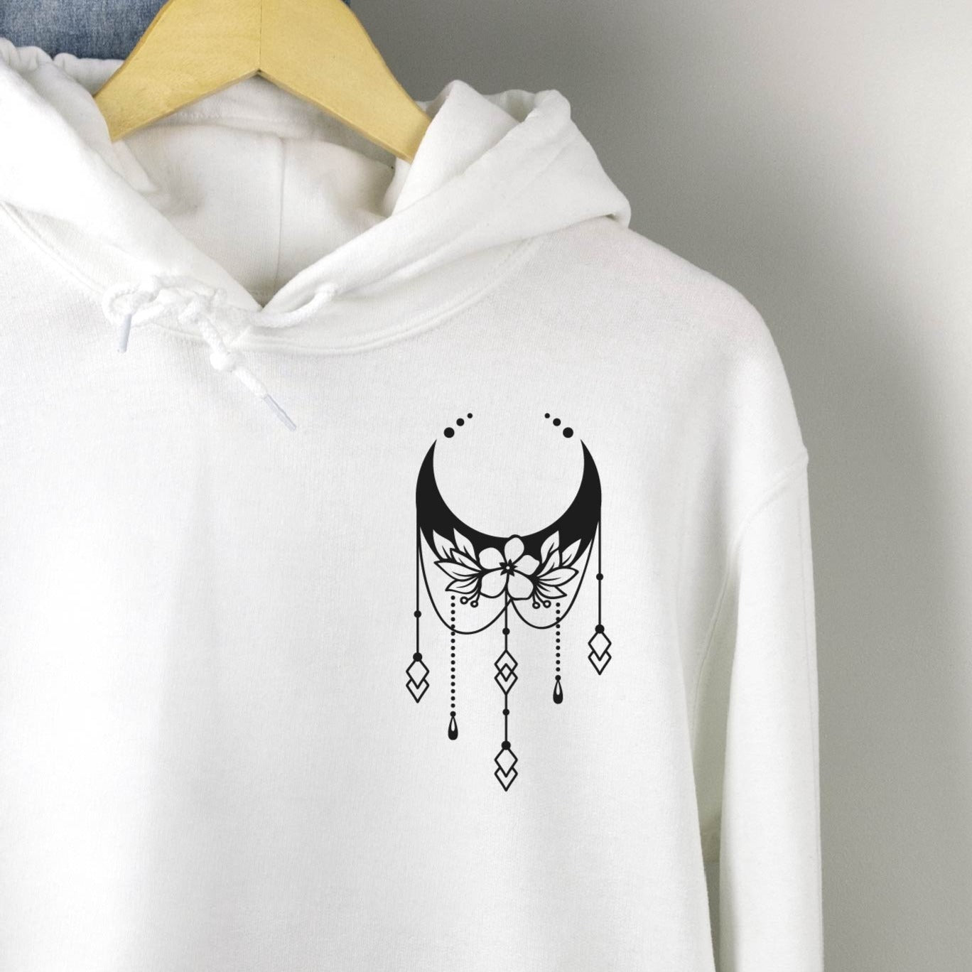 Celestial Flowers Overhead Hoodie