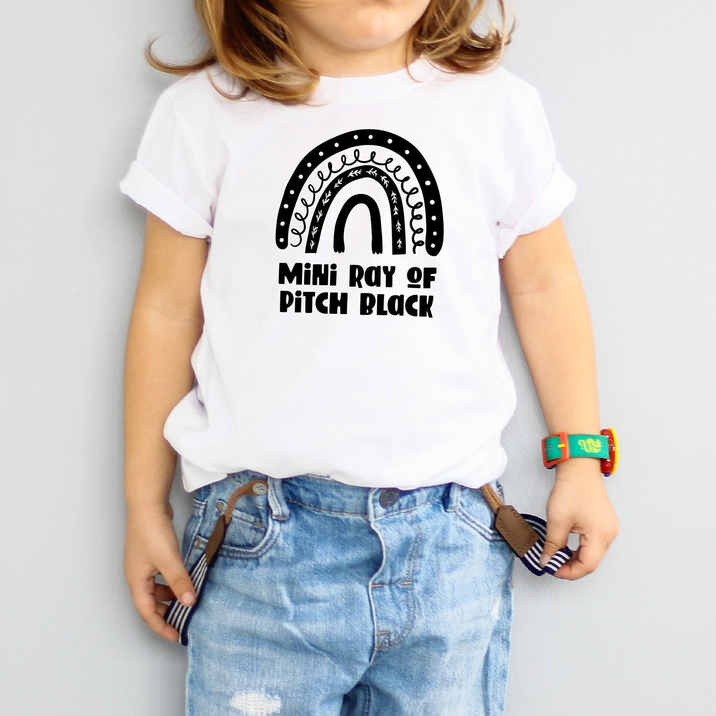 Mini Ray of Pitch Black -  Kids T-shirt