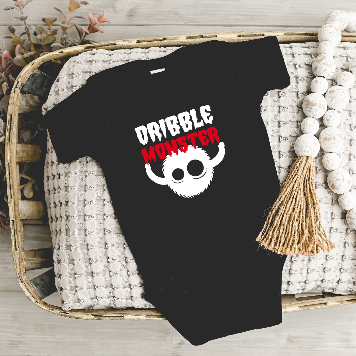 Dribble Monster Baby Vest