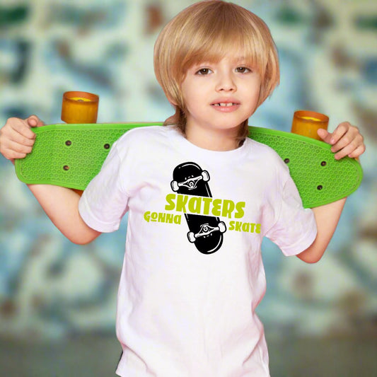 Skaters Gonna Skate - Kids T-shirt