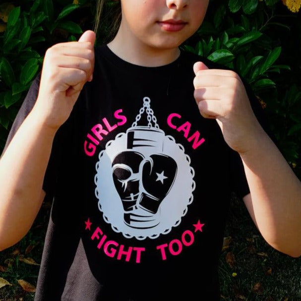 Girls Can Fight Too - Kids T-shirt