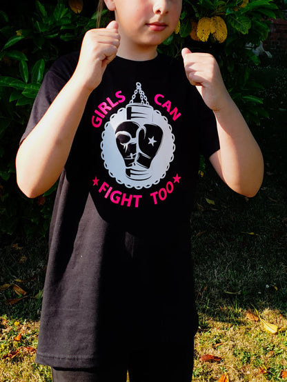 Girls Can Fight Too - Kids T-shirt