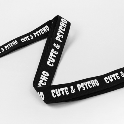 Bamboo Lanyard - Cute & Psycho