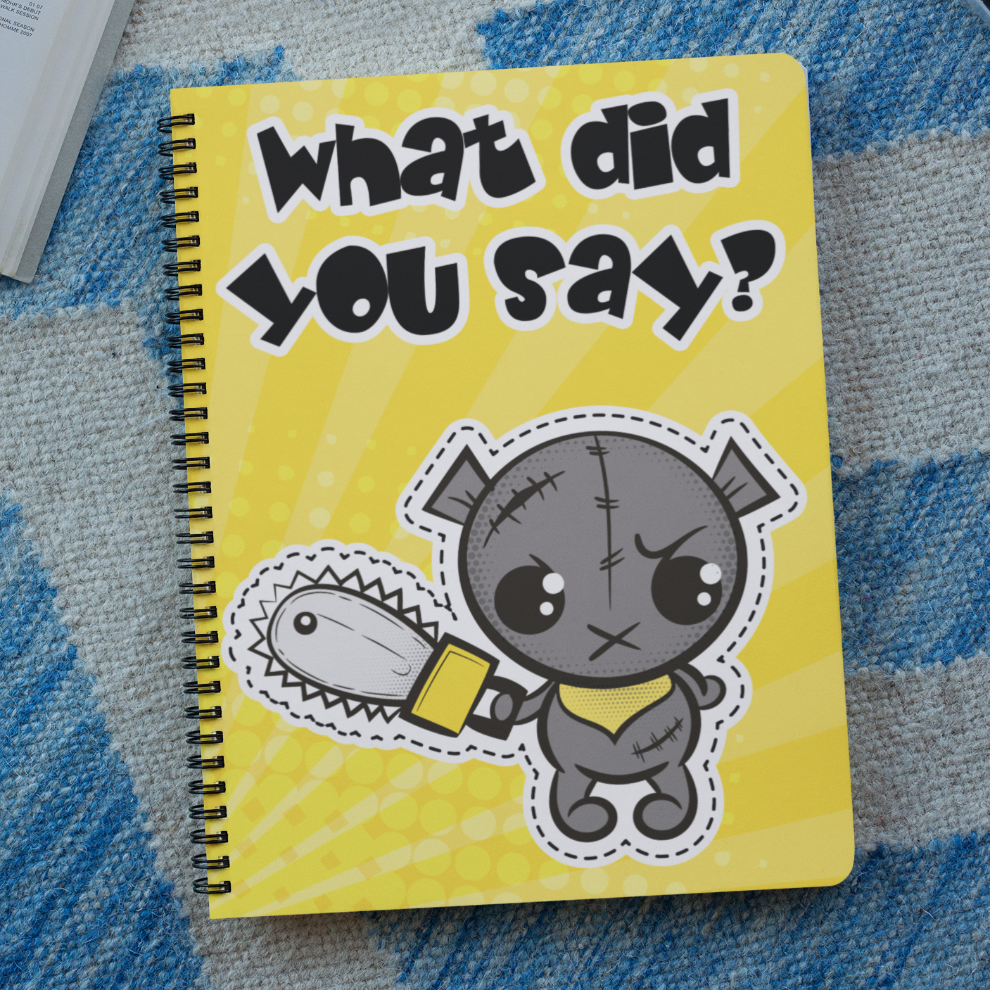 What did you say? Notebook