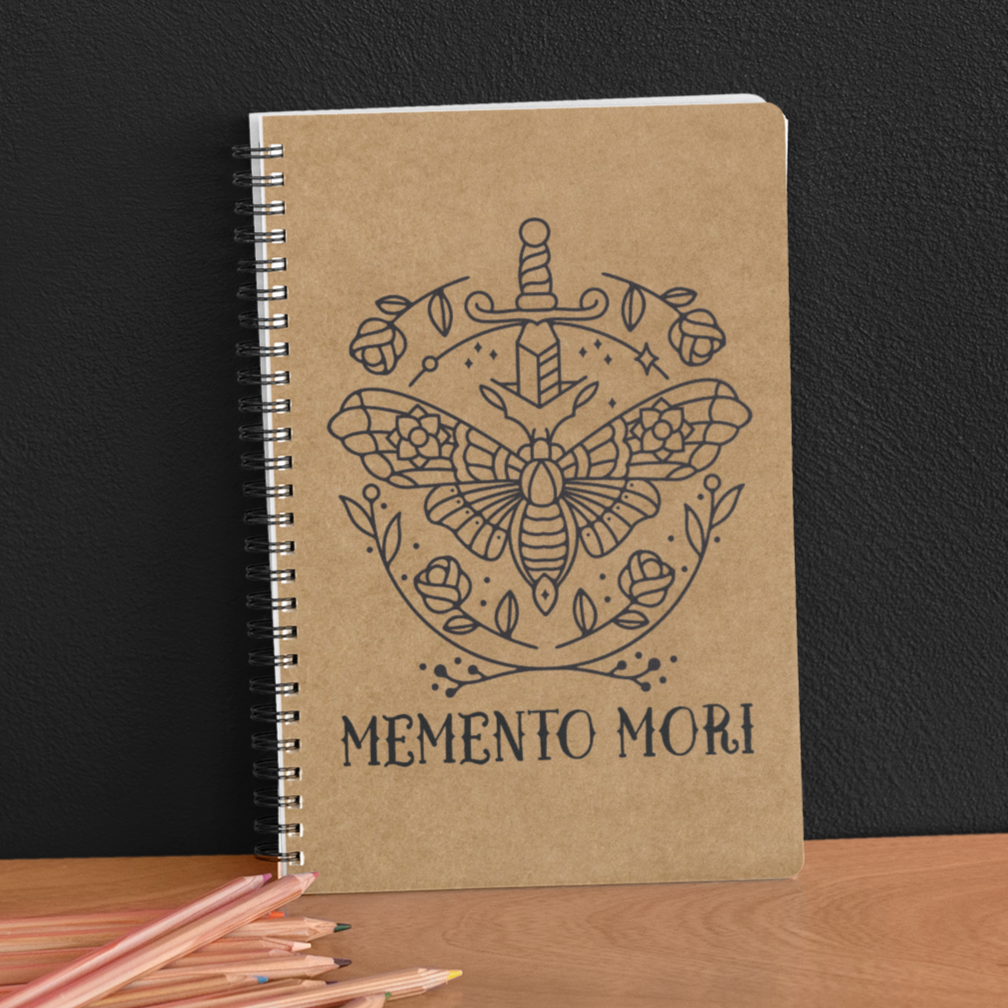 Memento Mori Kraft Notebook