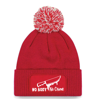 No Body No Crime Beanie Hat