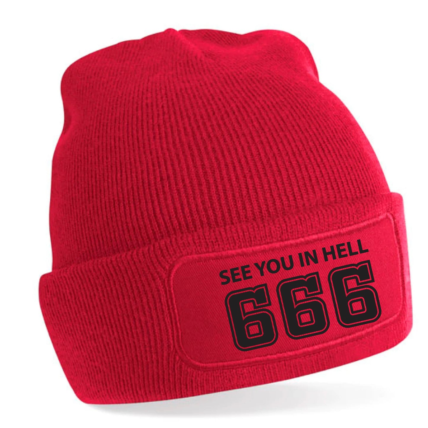 See You In Hell Beanie Hat