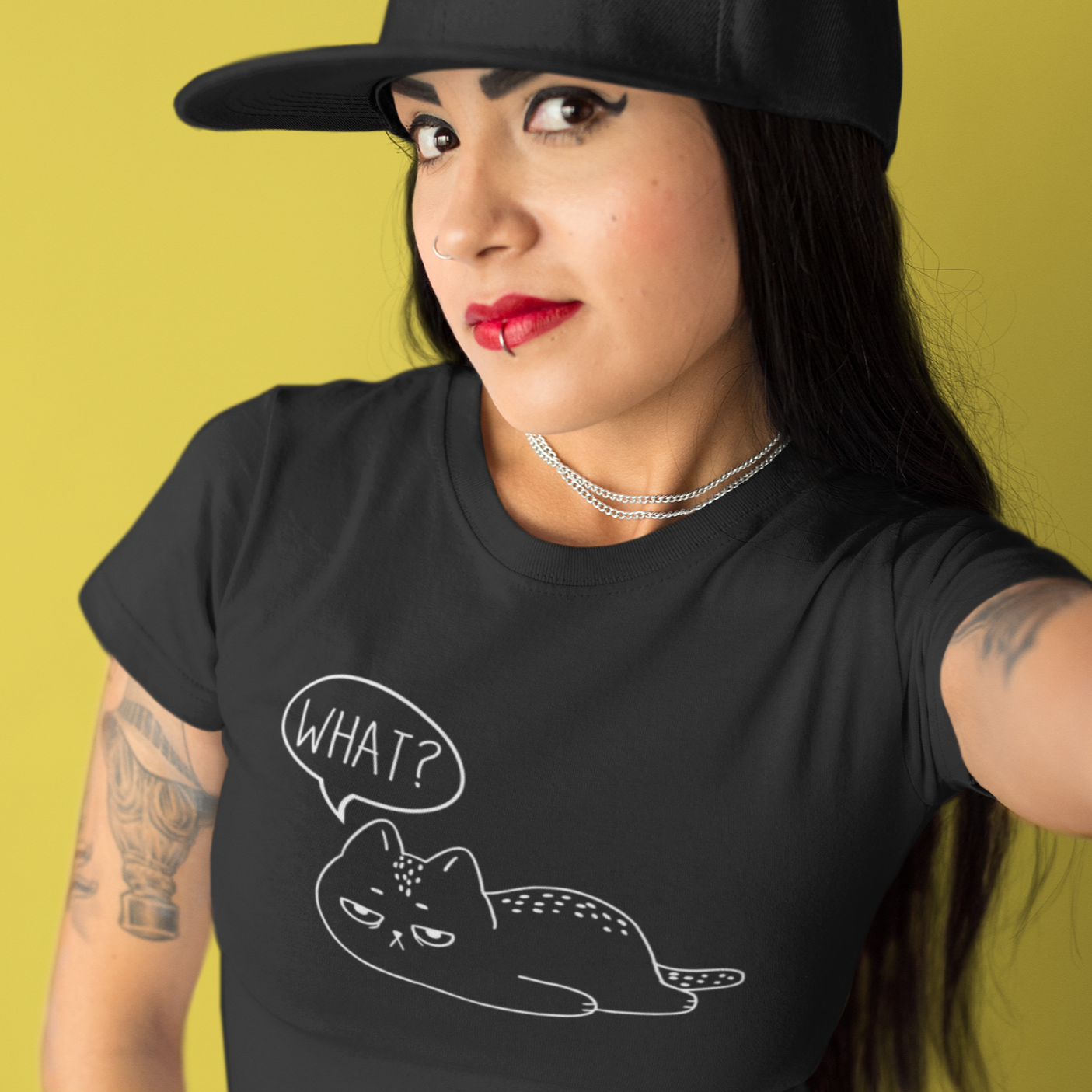 Miserable Kitty Relaxed Fit Tee