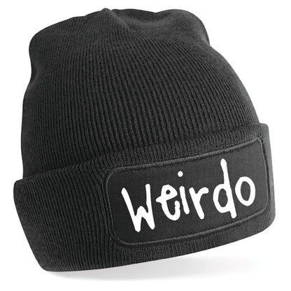 Weirdo Patch Beanie Hat