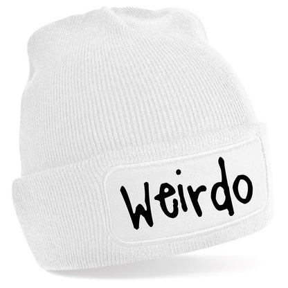 Weirdo Patch Beanie Hat